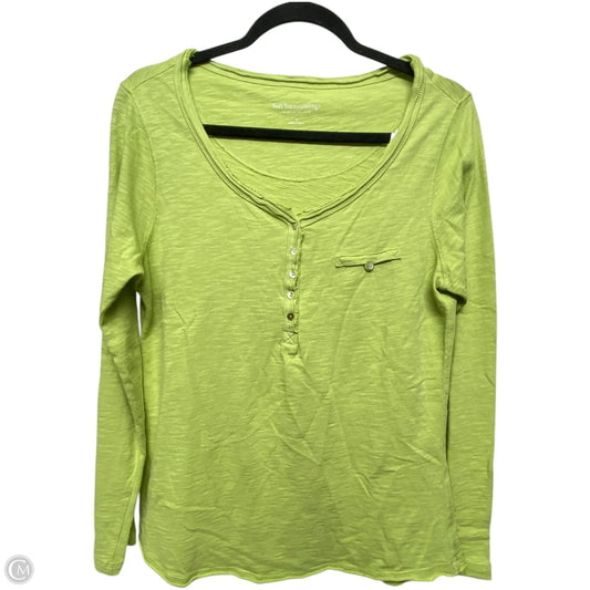 Top Long Sleeve By Soft Surroundings In Green, Size: S