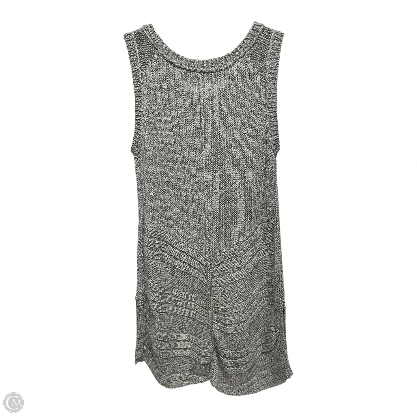 Vest Sweater By Sparrow In Grey, Size: S