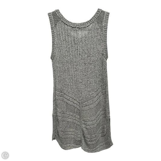 Vest Sweater By Sparrow In Grey, Size: S