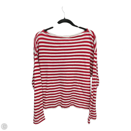 Sweater By Universal Thread In Red & White, Size: L