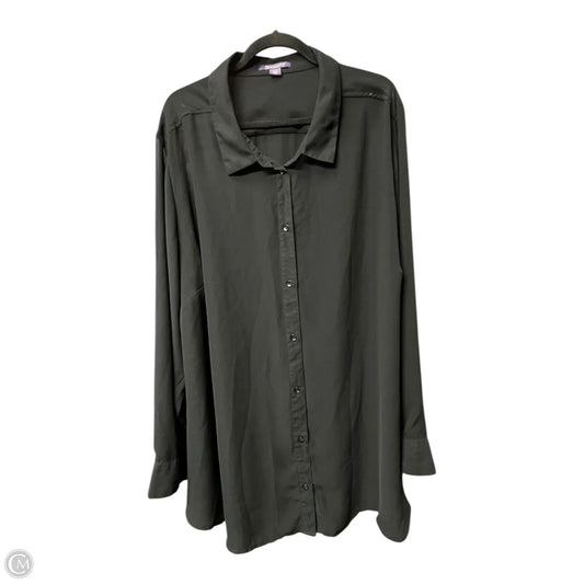 Top 3/4 Sleeve By Catherines In Black, Size: 3x