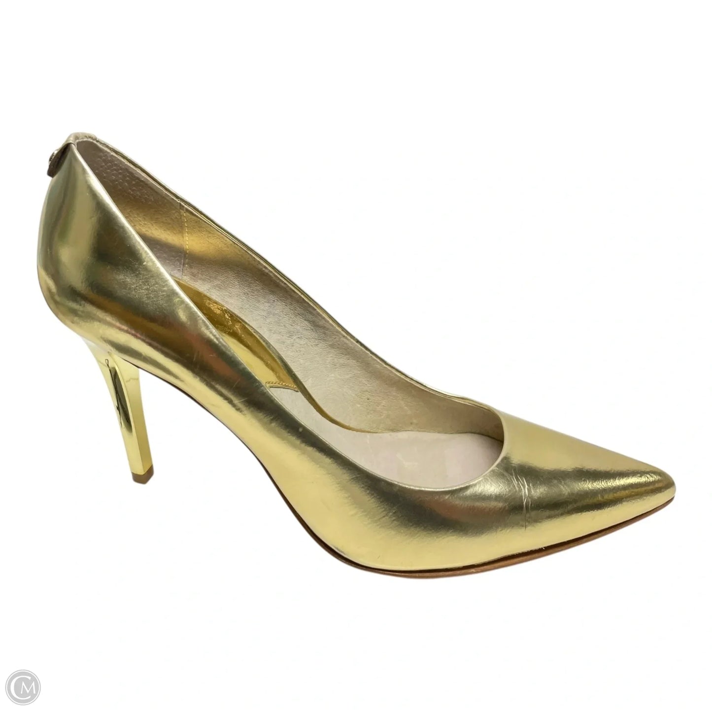 Shoes Heels Stiletto By Michael By Michael Kors In Gold, Size: 8.5