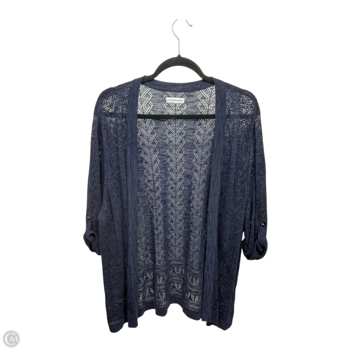 Cardigan By Croft And Barrow In Navy, Size: M