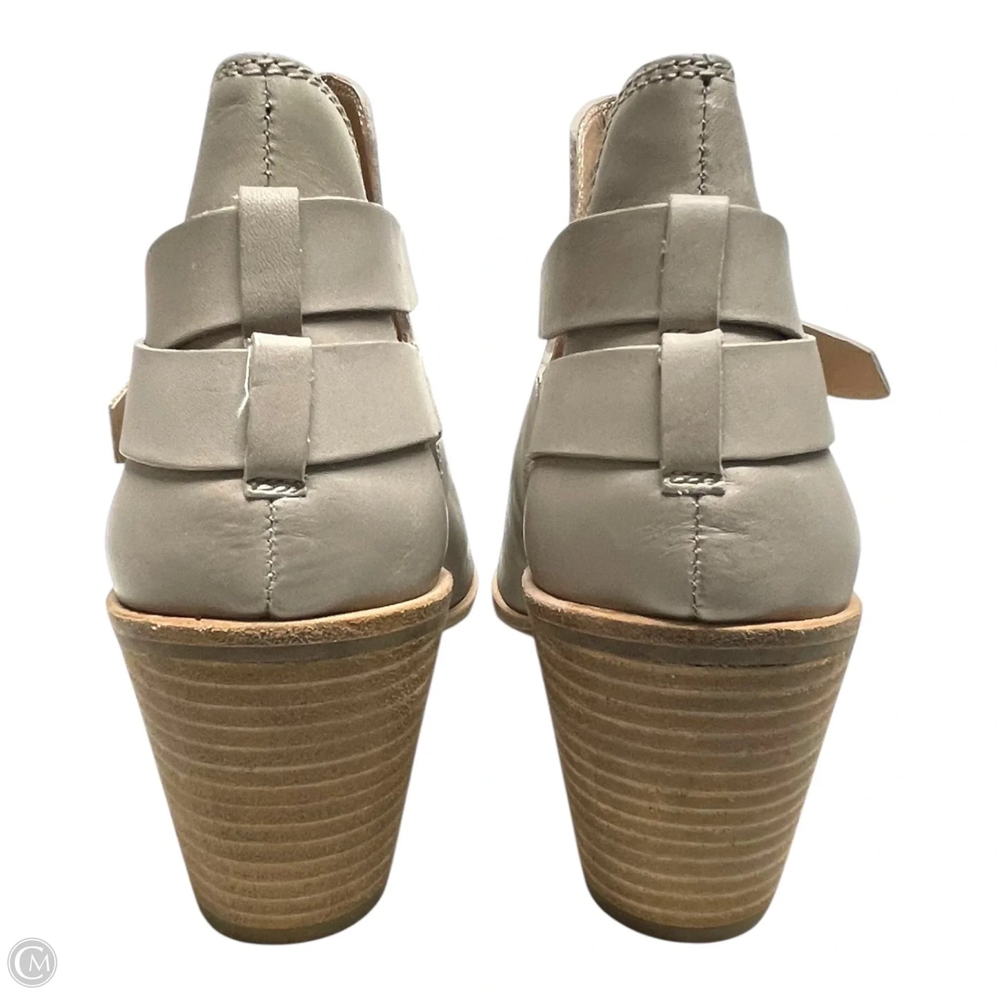 Boots Ankle Heels By Bass In Taupe, Size: 9.5