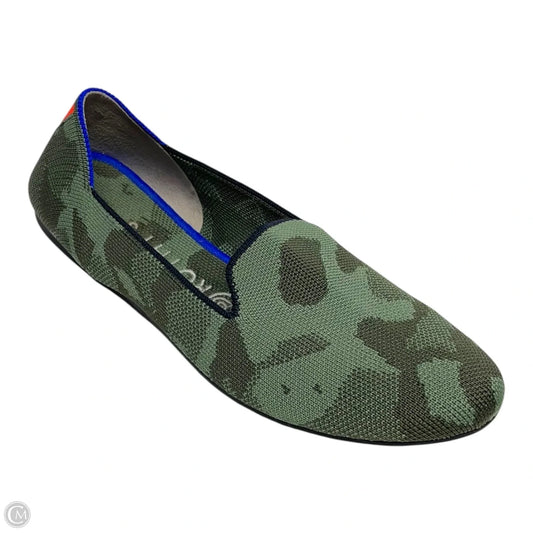 Shoes Flats By Rothys In Camouflage Print, Size: 8