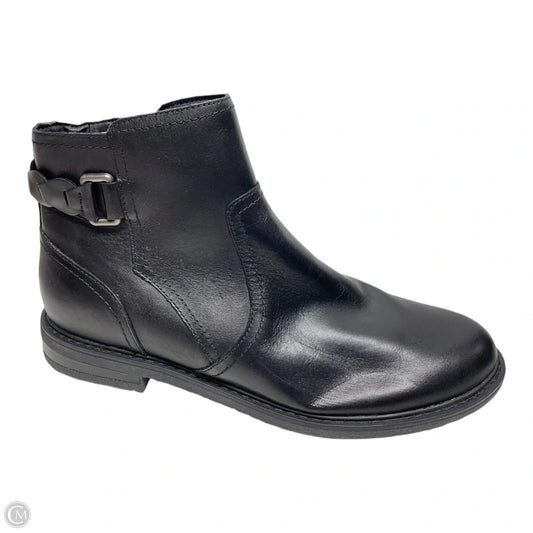 Boots Ankle Flats By Earth In Black, Size: 9.5