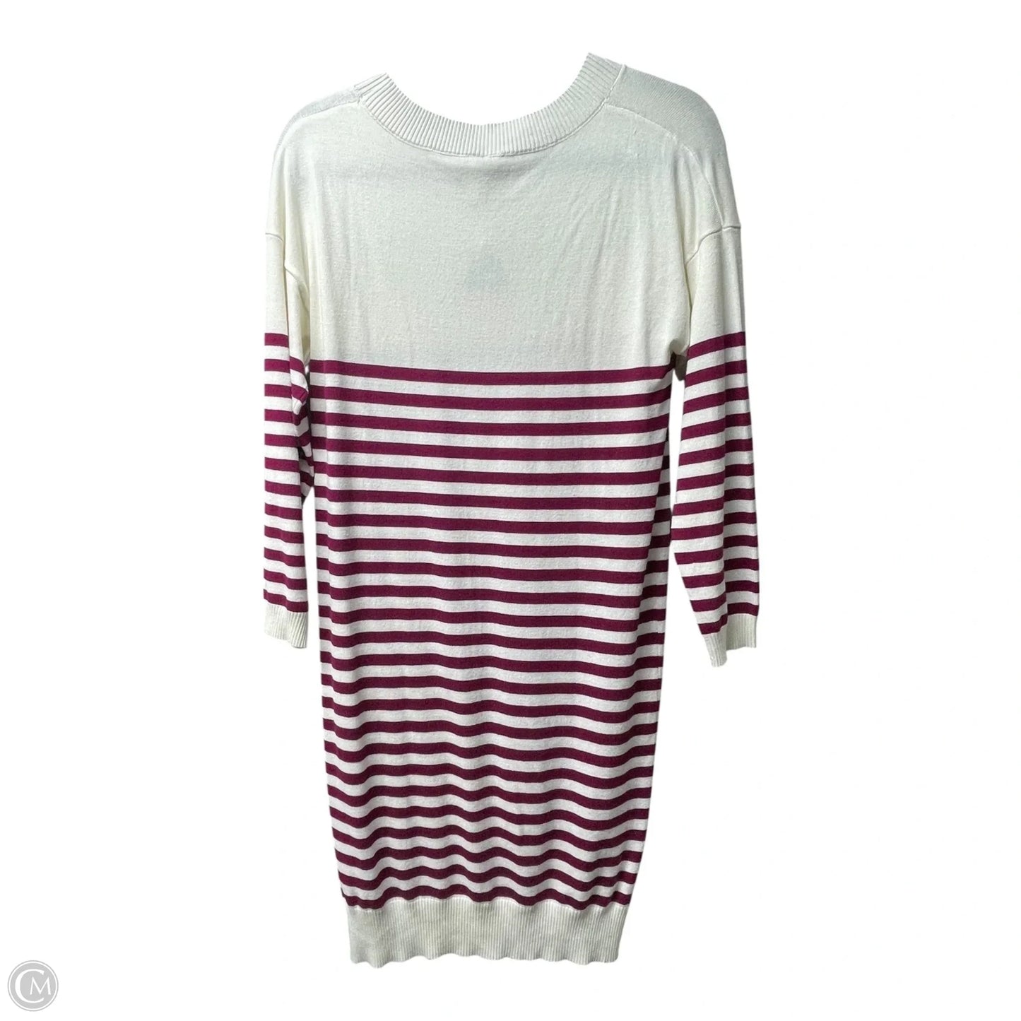Dress Sweater By Pink Blush In Maroon, Size: L