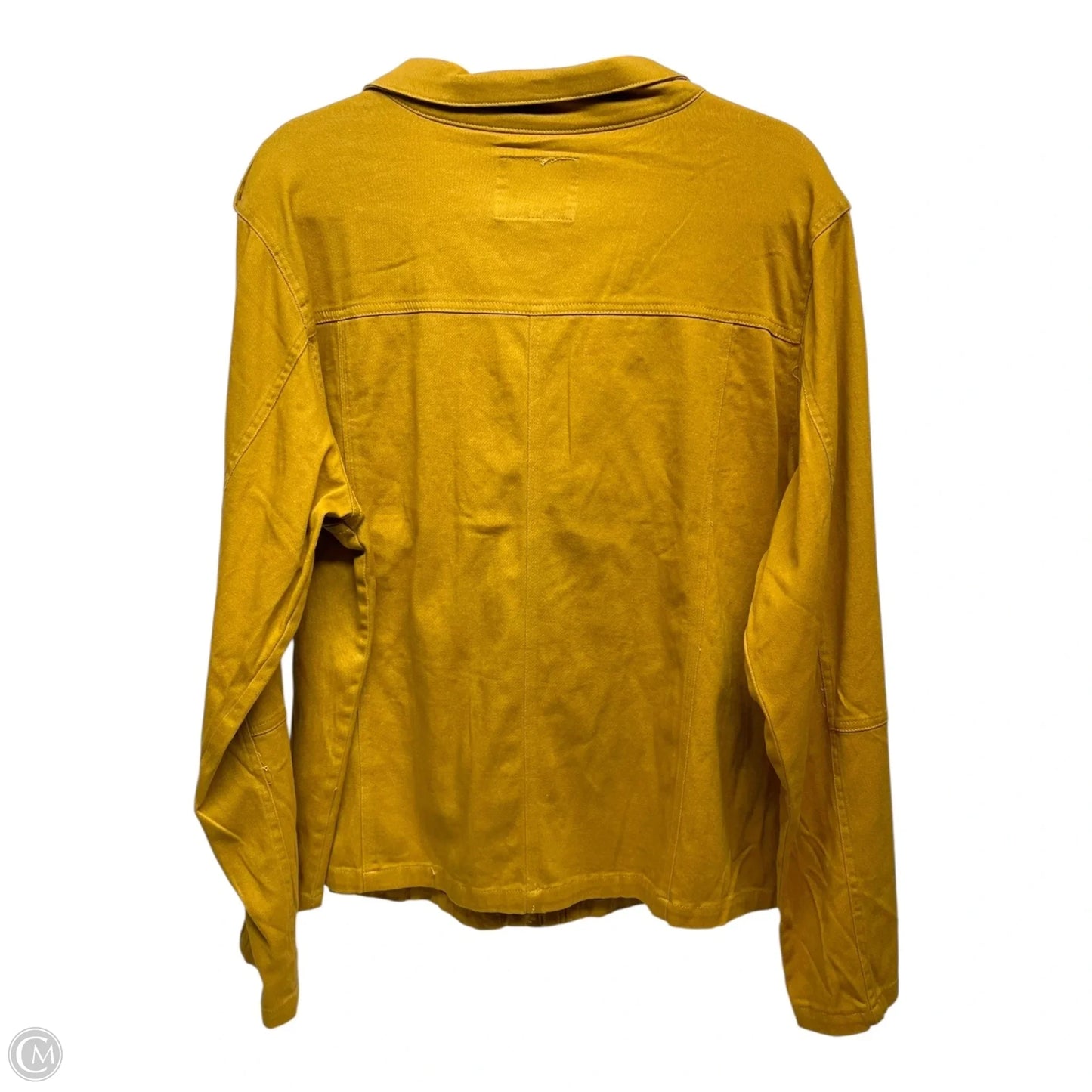 Jacket Denim By Thread And Supply In Gold, Size: 1x