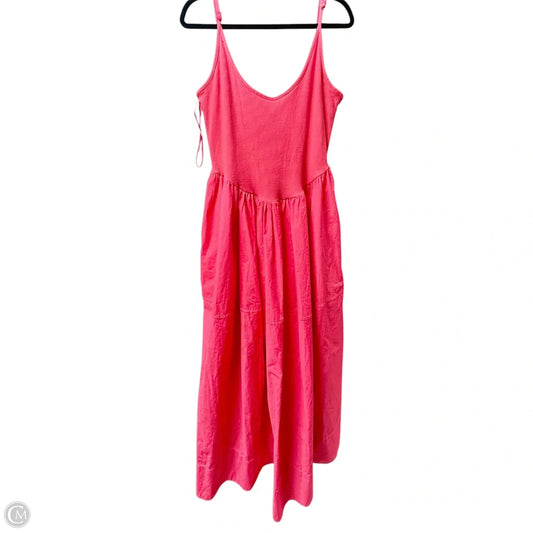 Dress Casual Maxi By Free People In Coral, Size: L