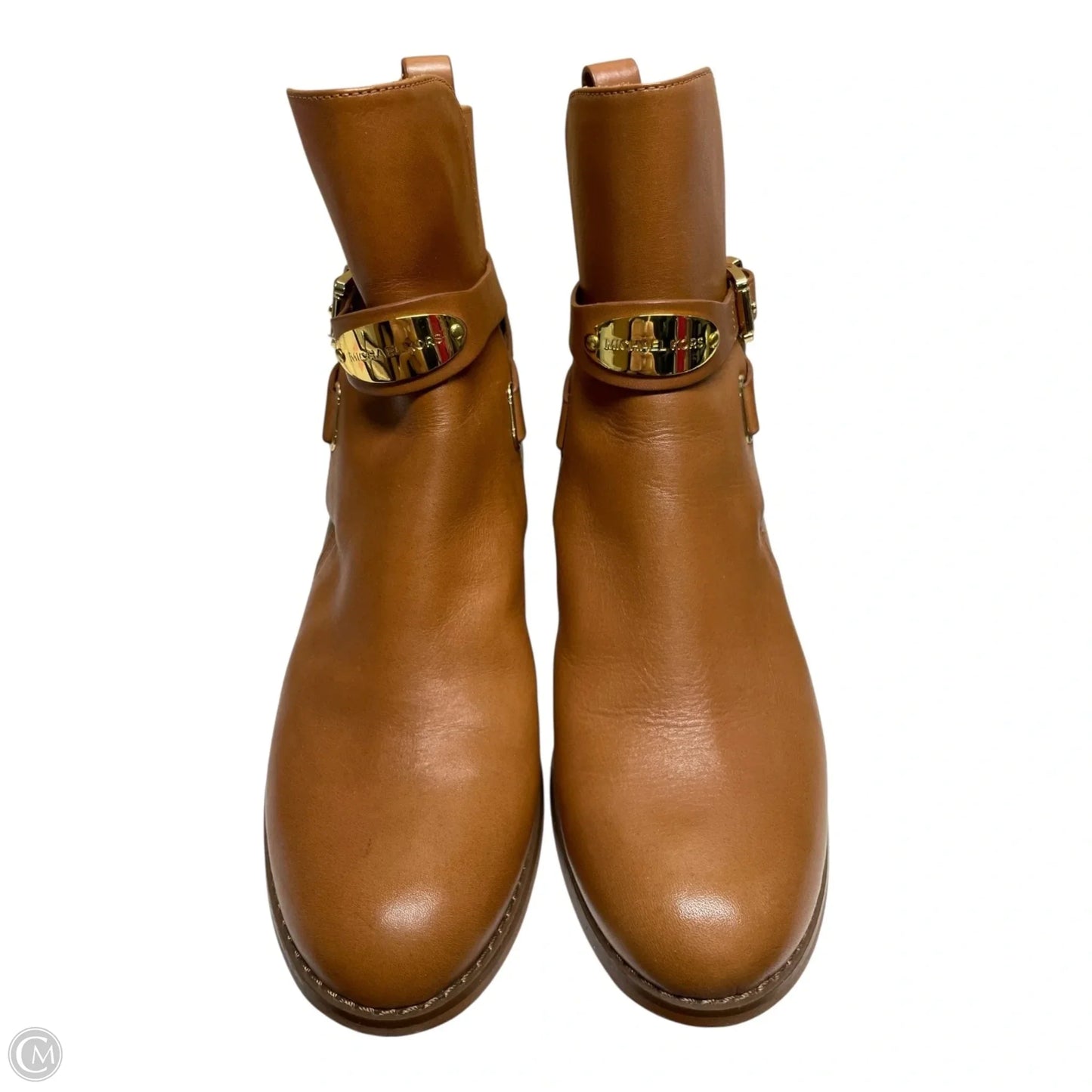 Boots Ankle Heels By Michael By Michael Kors In Brown, Size: 5.5