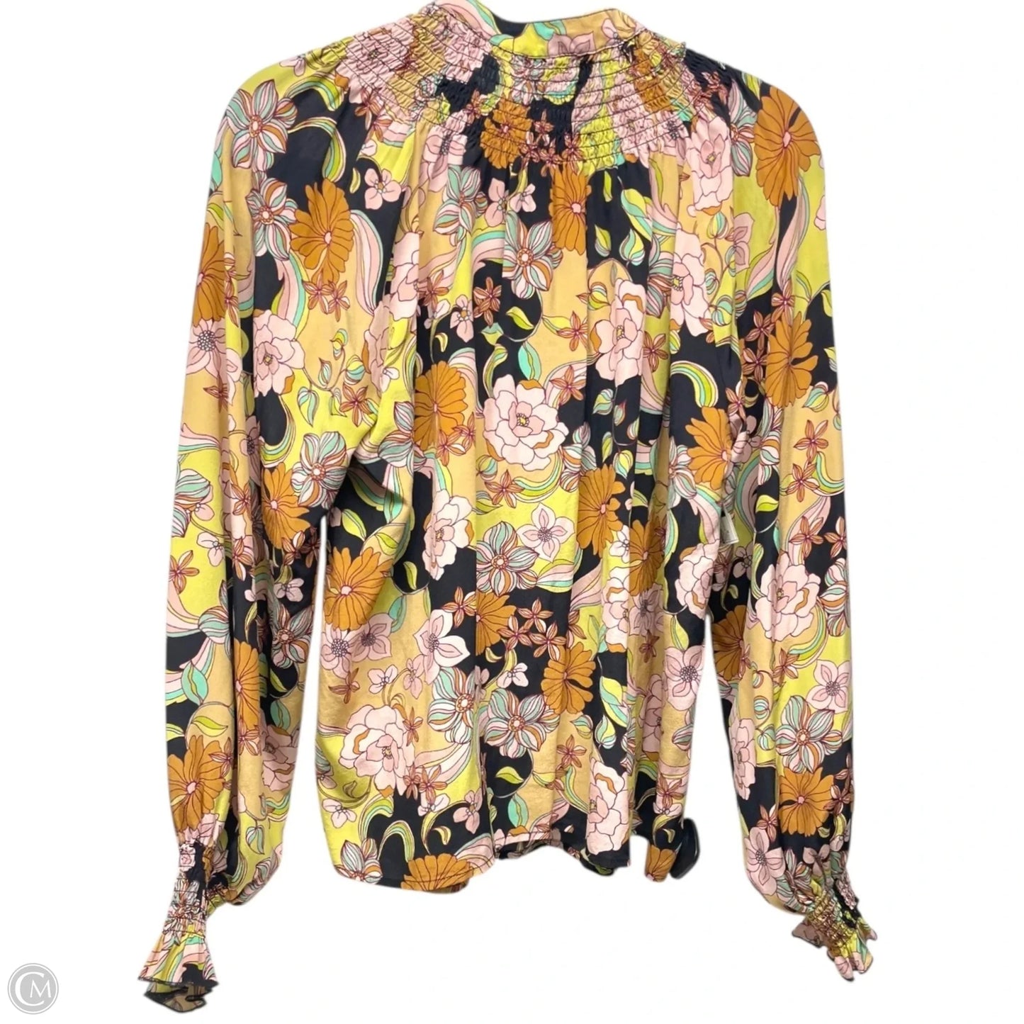 Blouse Long Sleeve By Johnny Was In Multi-colored, Size: M