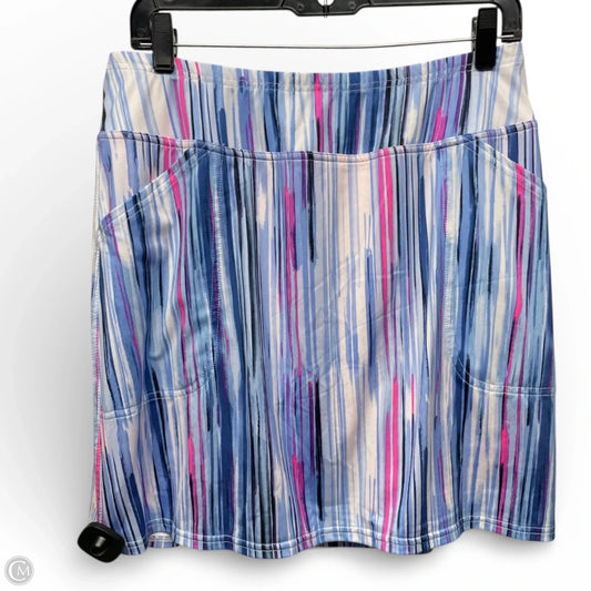 Athletic Skort By Jofit In Blue & Pink, Size: M