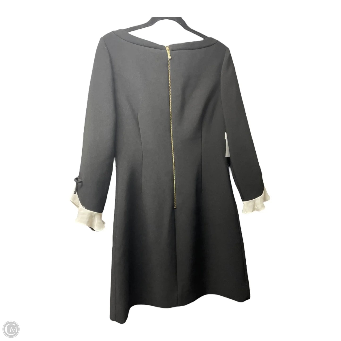 Dress Designer By Kate Spade In Black & White, Size: 8