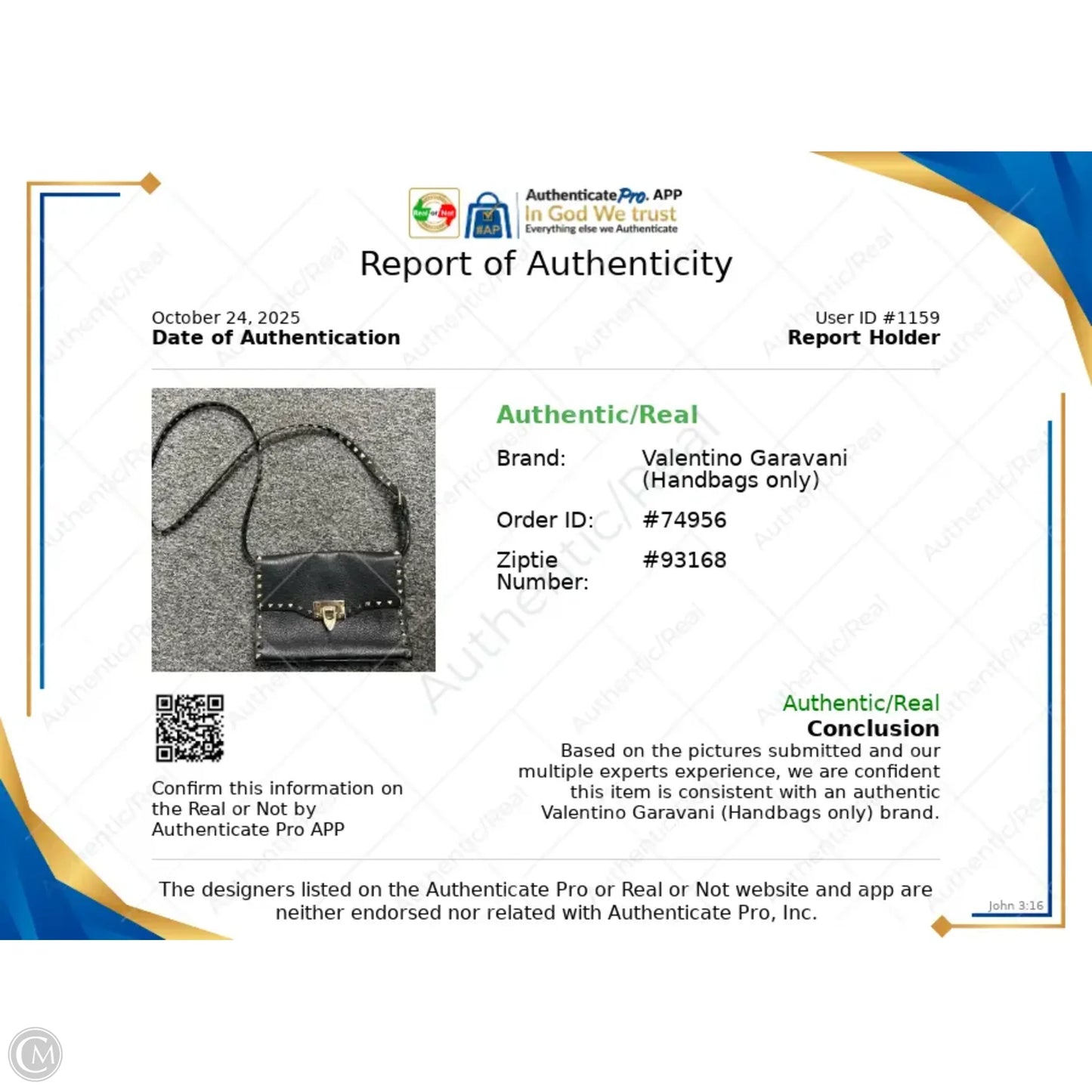 Crossbody Luxury Designer By Valentino-garavani, Size: Small