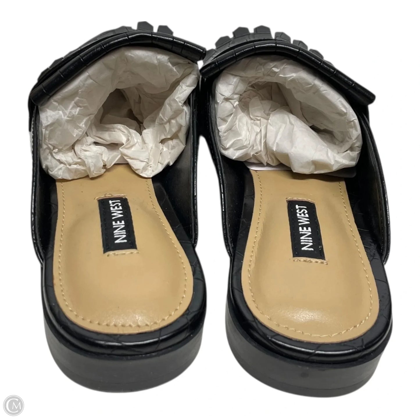 Shoes Flats By Nine West In Black, Size: 6.5