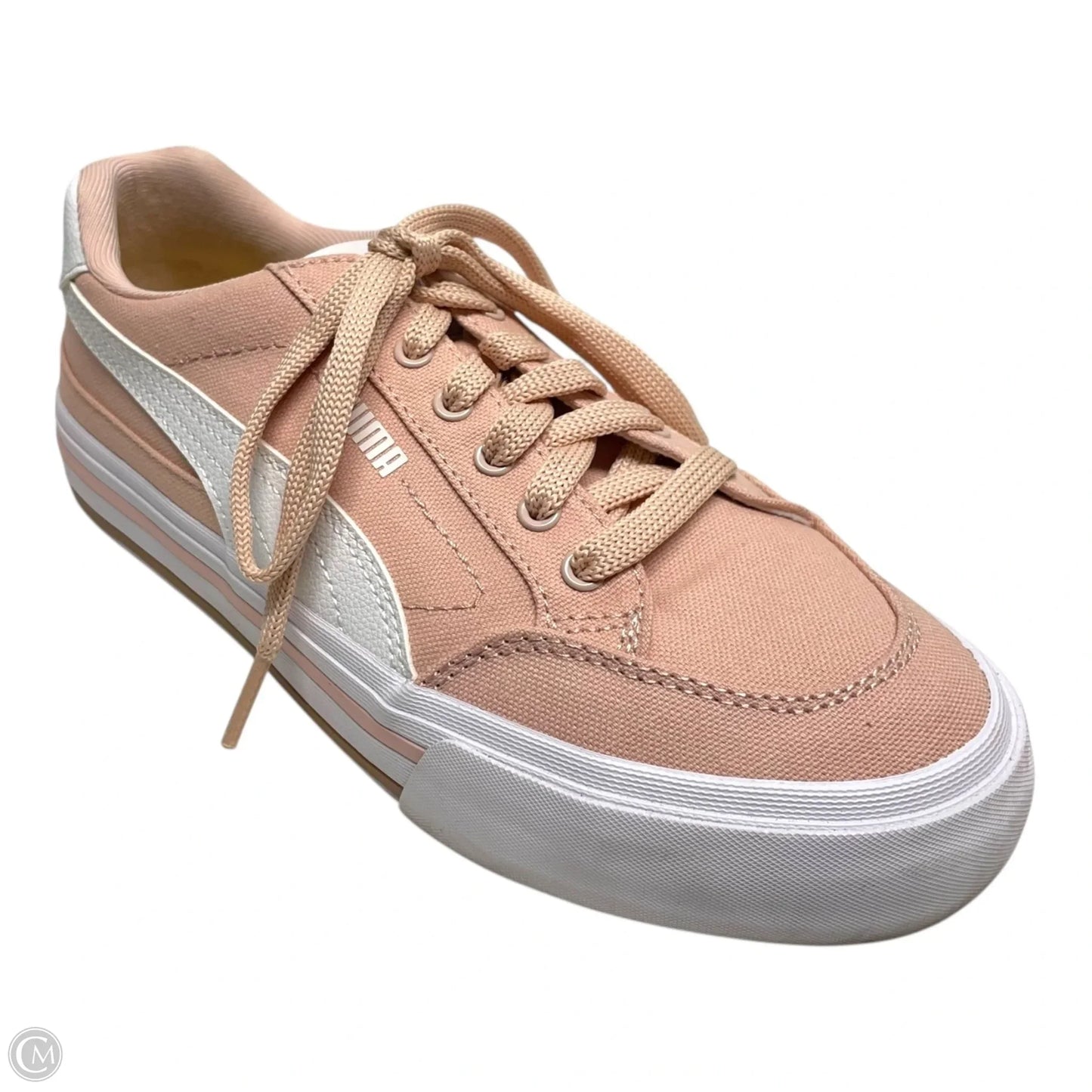 Shoes Sneakers By Puma In Pink & White, Size: 8