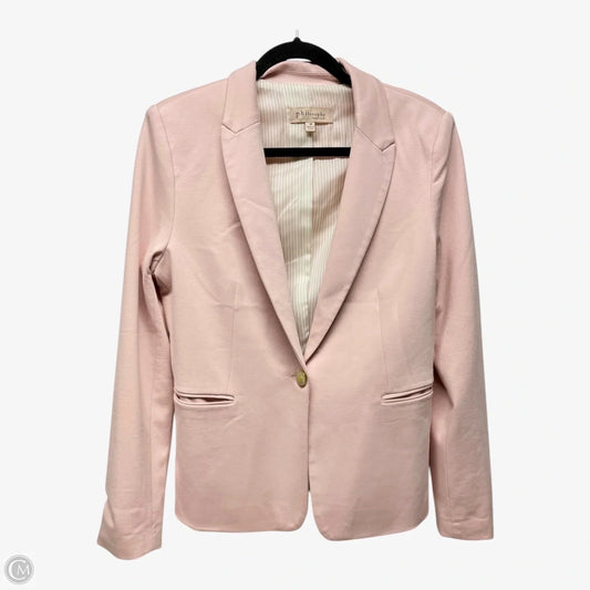 Blazer By Philosophy In Pink, Size: M