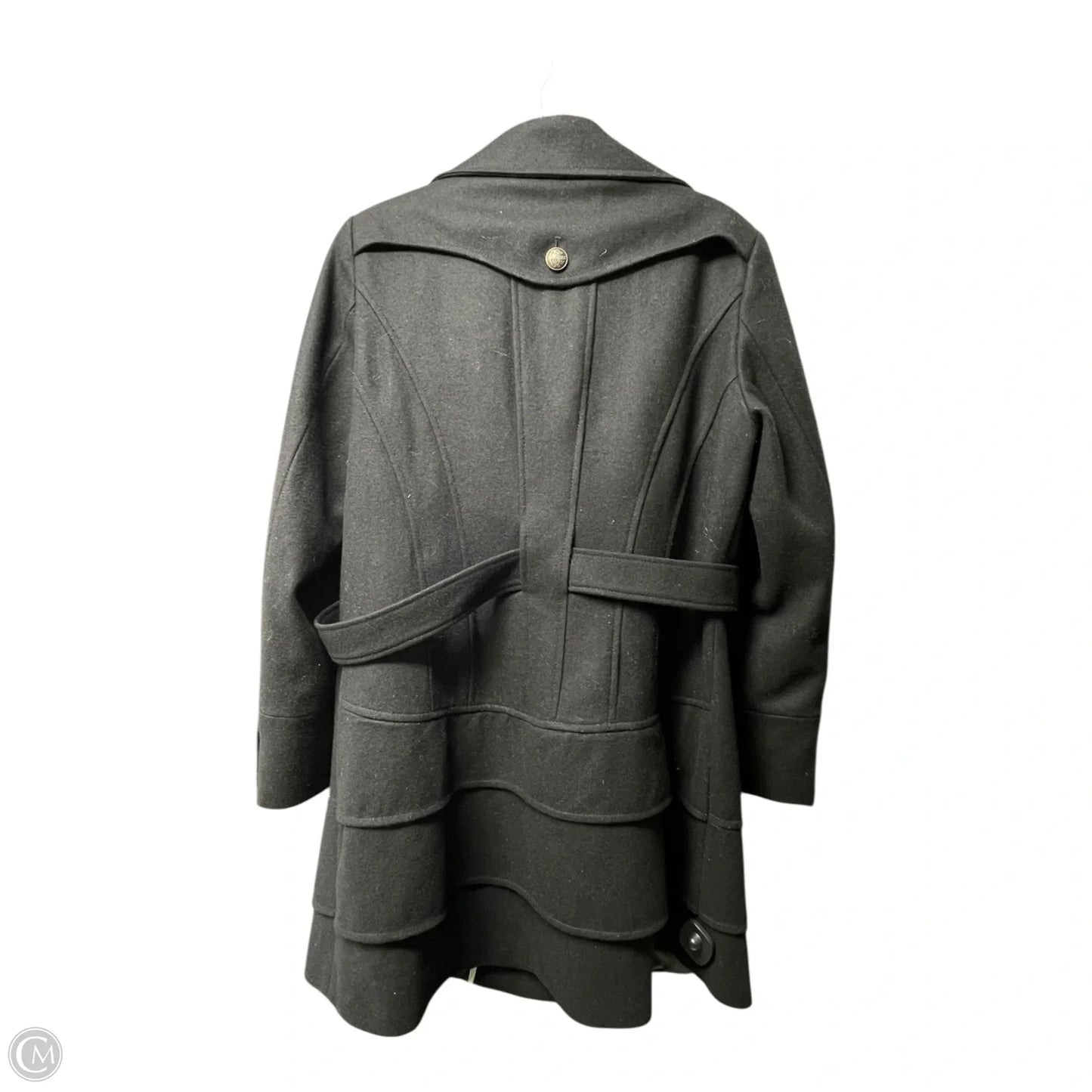 Coat Wool By New York And Co In Black, Size: L