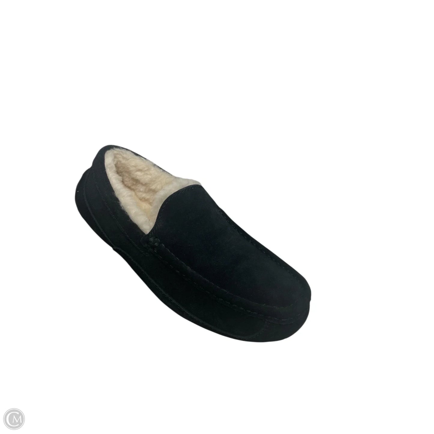 Slippers Designer By Ugg In Black, Size: 7