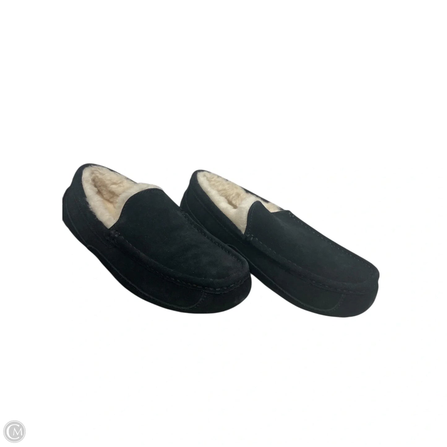 Slippers Designer By Ugg In Black, Size: 7