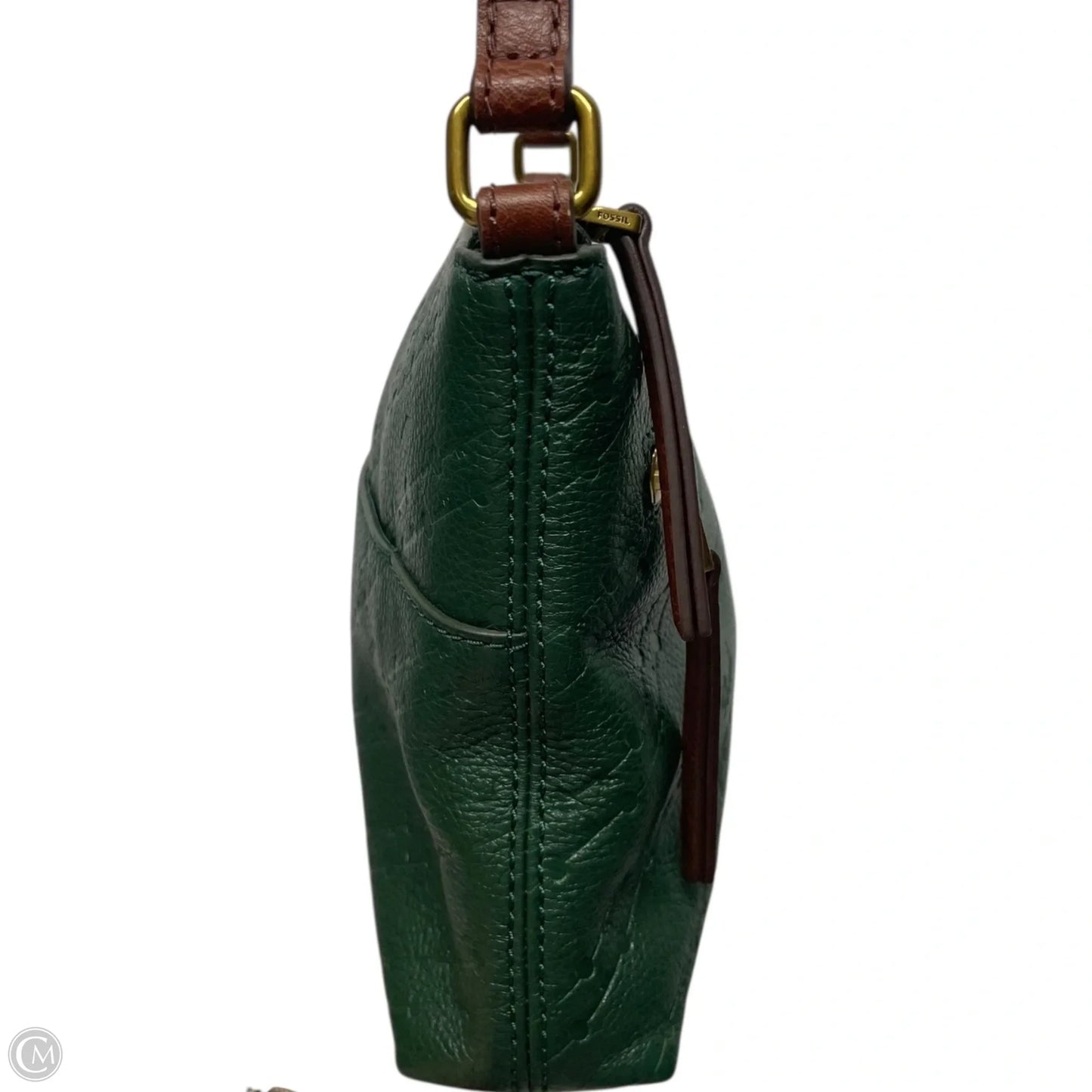 Crossbody Leather By Fossil, Size: Small