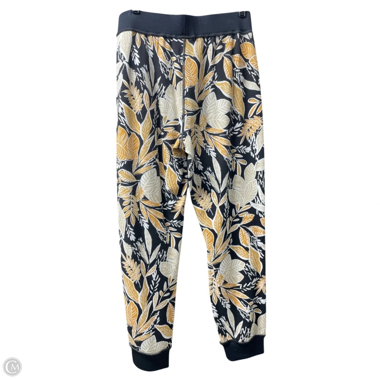 Pants Joggers By Clothes Mentor In Black & Orange, Size: M