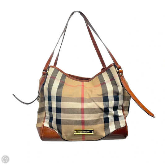 Tote Luxury Designer By Burberry, Size: Medium