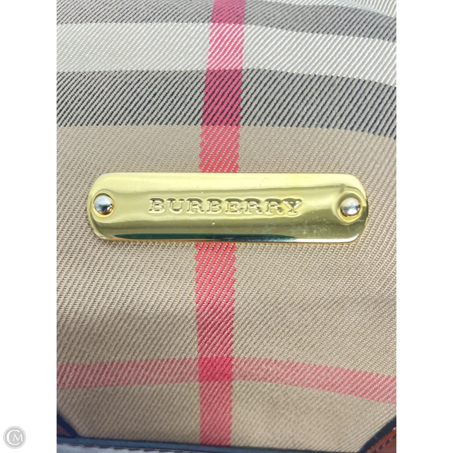 Tote Luxury Designer By Burberry, Size: Medium