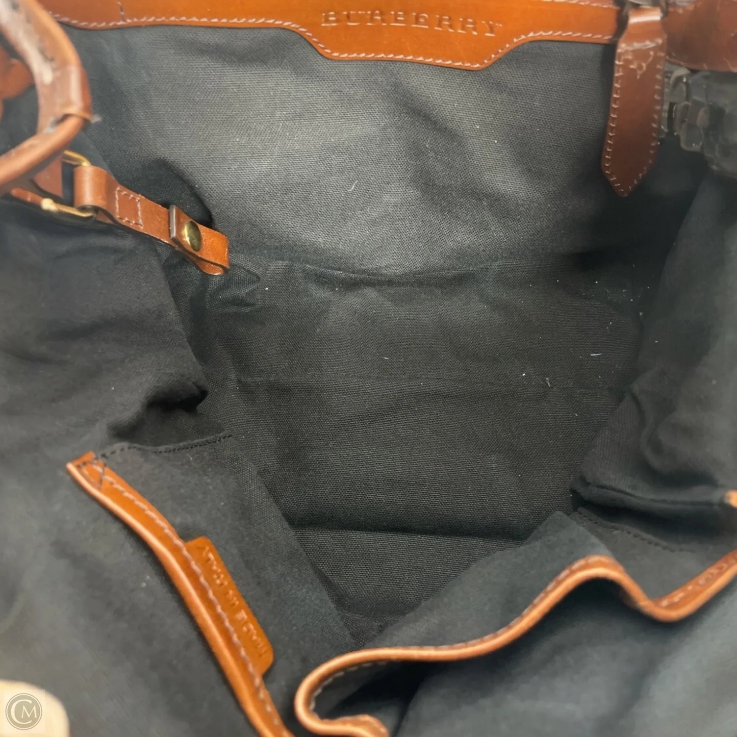 Tote Luxury Designer By Burberry, Size: Medium