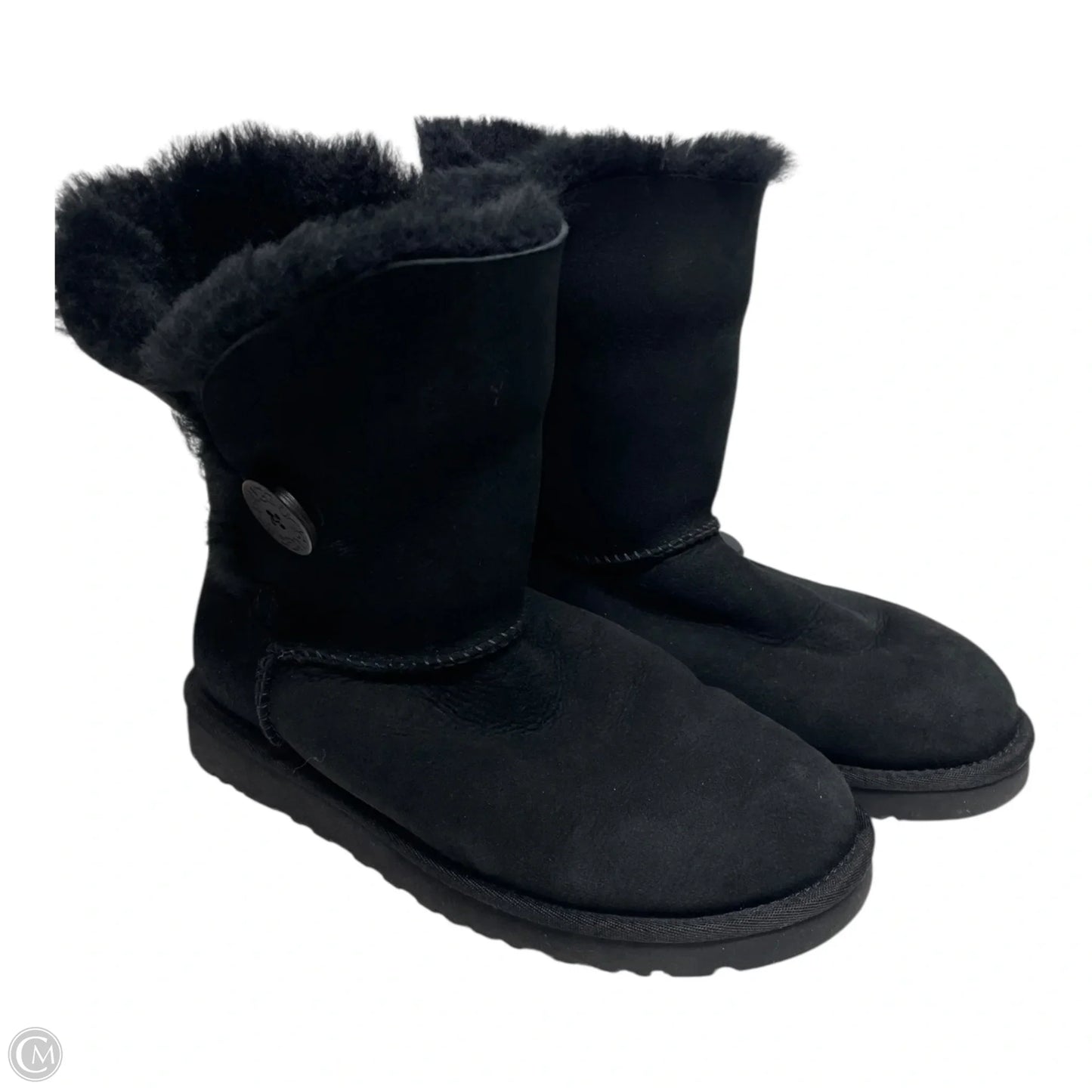 Boots Designer By Ugg In Black, Size: 8