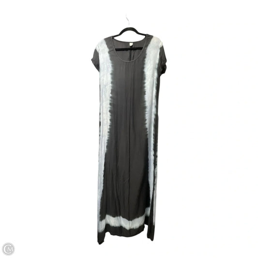 Dress Designer By Farm Rio In Black & Grey, Size: M