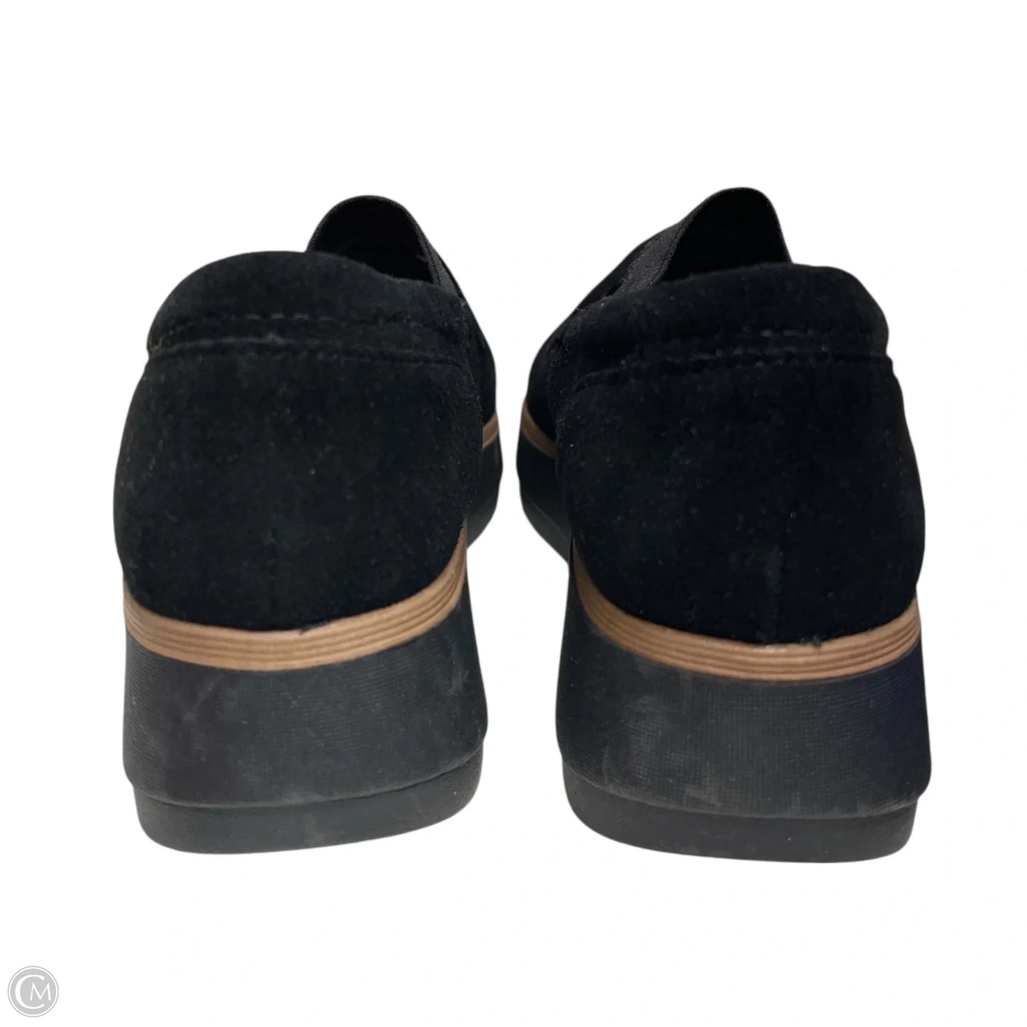 Shoes Flats By Clarks In Black, Size: 6.5
