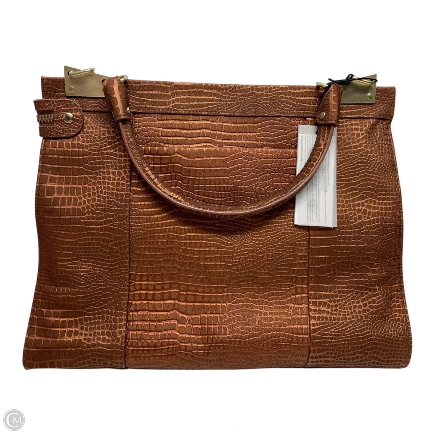 Handbag Leather By Cmb, Size: Large