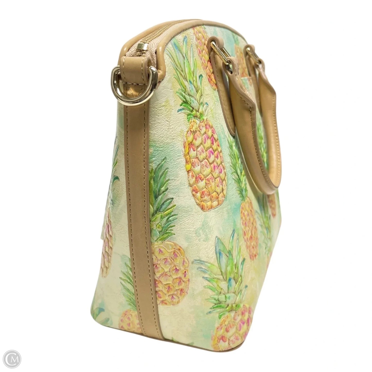 Handbag Designer By Brahmin, Size: Large