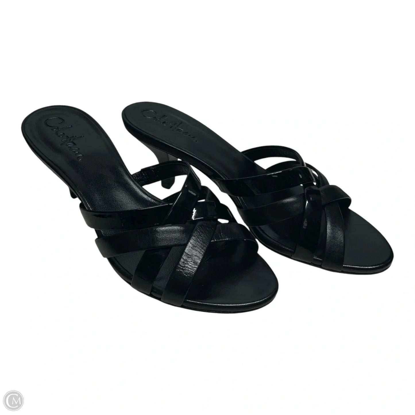 Sandals Heels Kitten By Cole-haan In Black, Size: 6.5