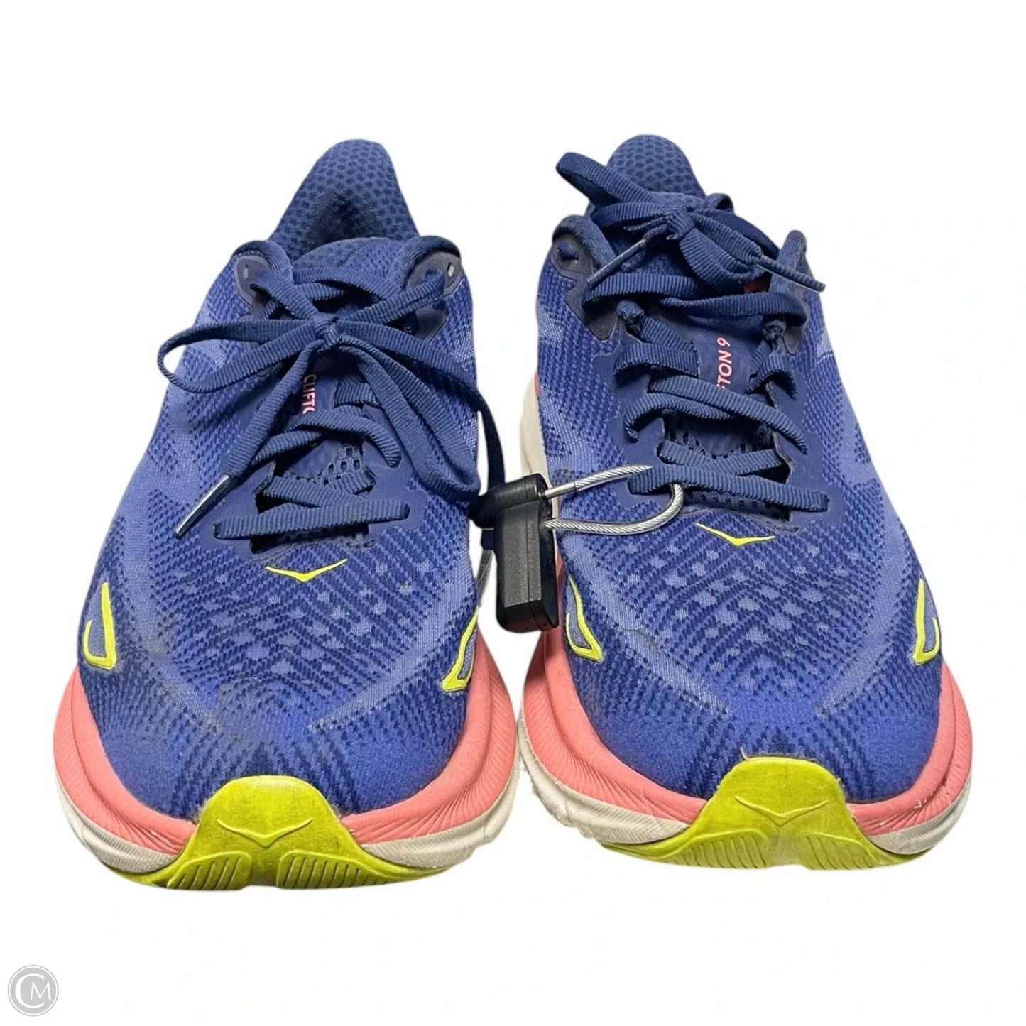 Shoes Athletic By Hoka In Blue & Pink, Size: 8