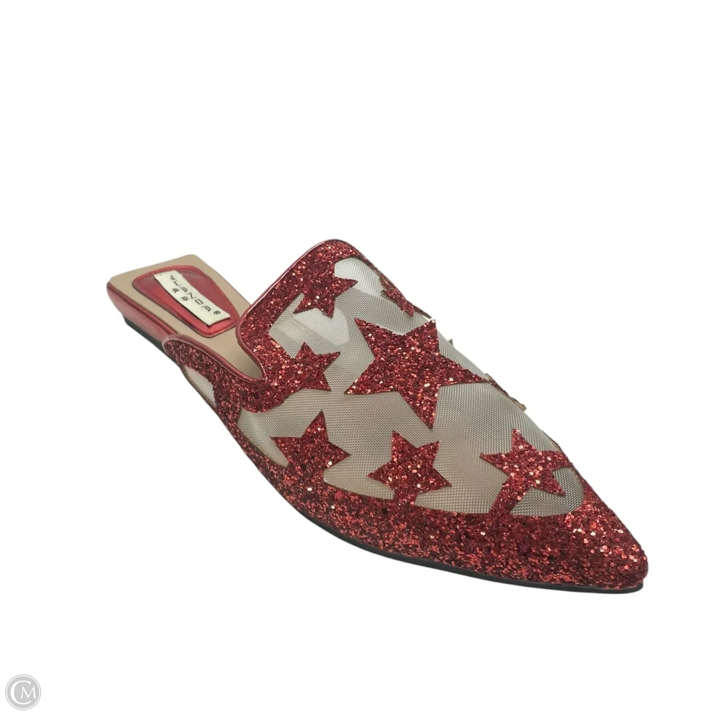 Shoes Flats By Clothes Mentor In Red, Size: 10