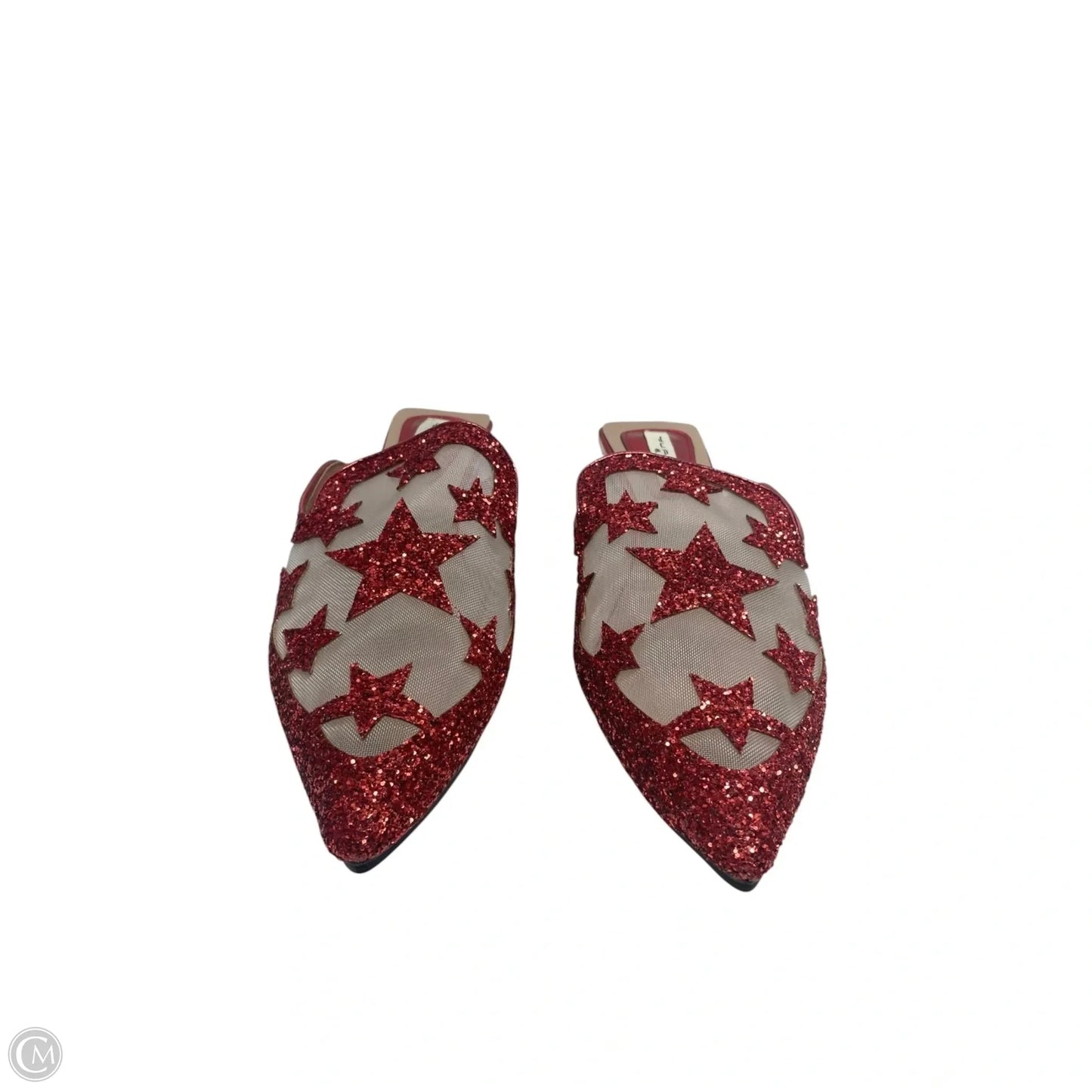Shoes Flats By Clothes Mentor In Red, Size: 10