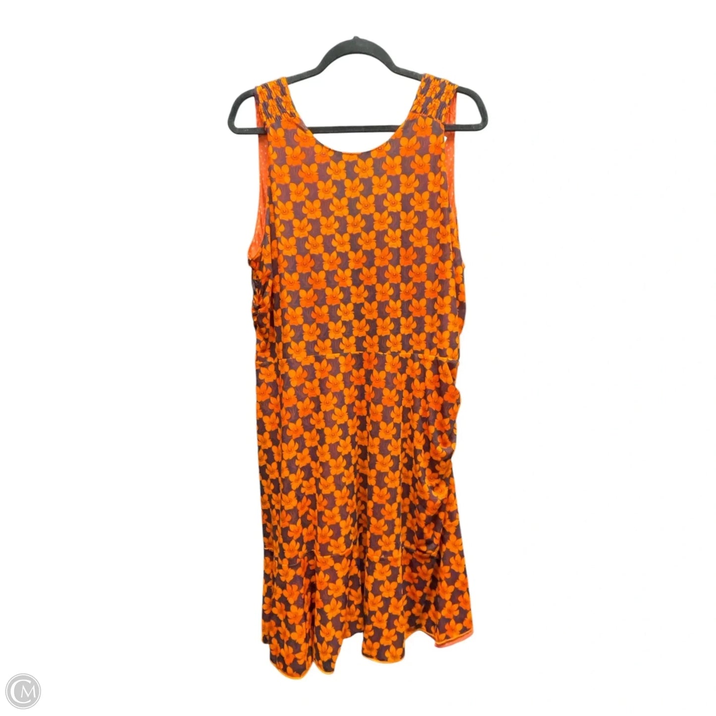 Dress Casual Short By Cabi In Black & Orange, Size: Xl