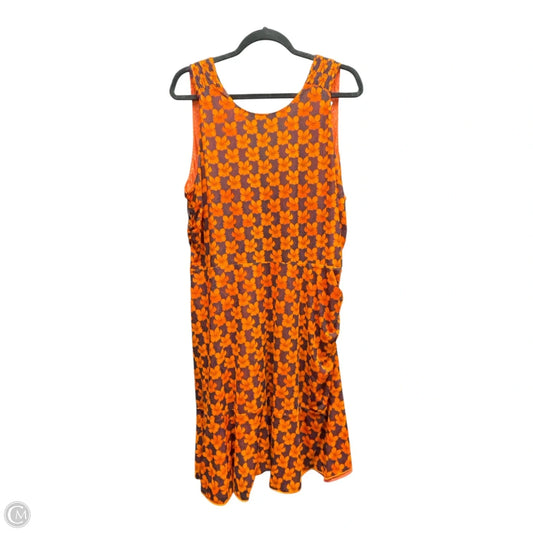 Dress Casual Short By Cabi In Black & Orange, Size: Xl