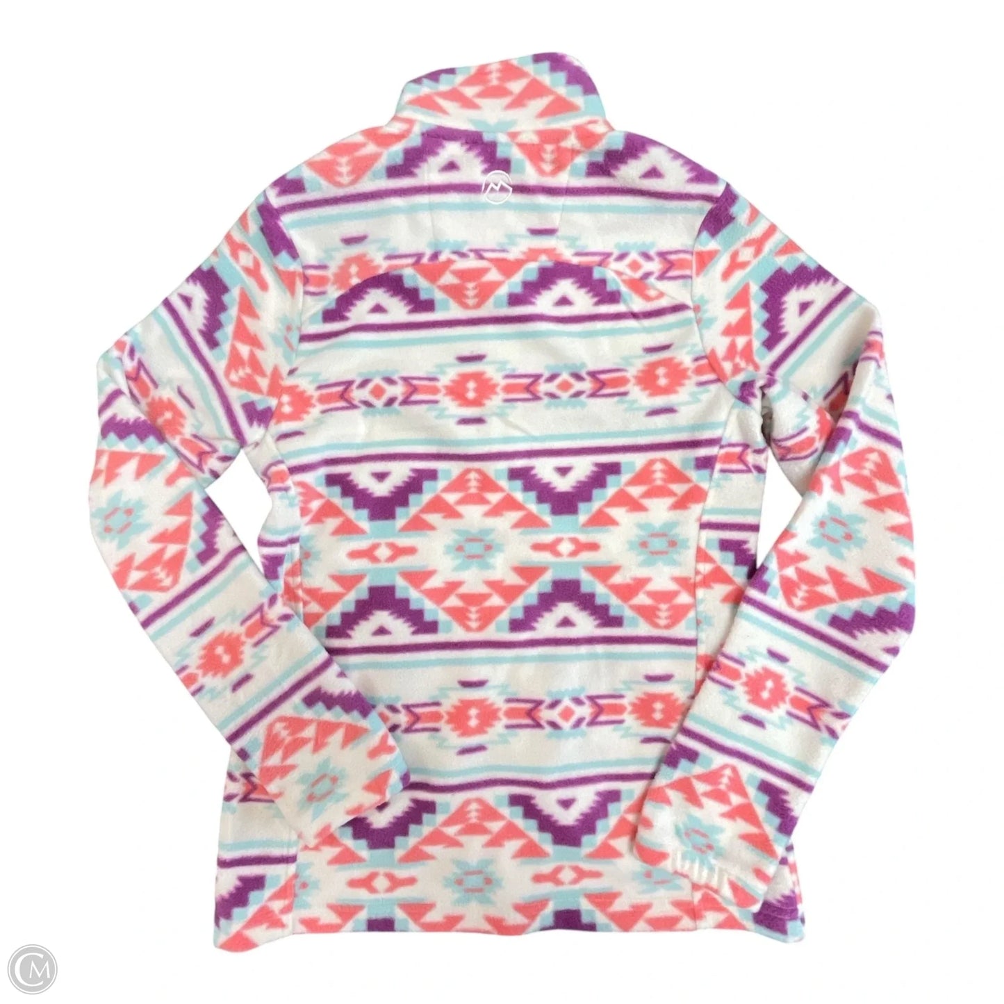 Jacket Fleece By Magellan In Orange & Purple, Size: S