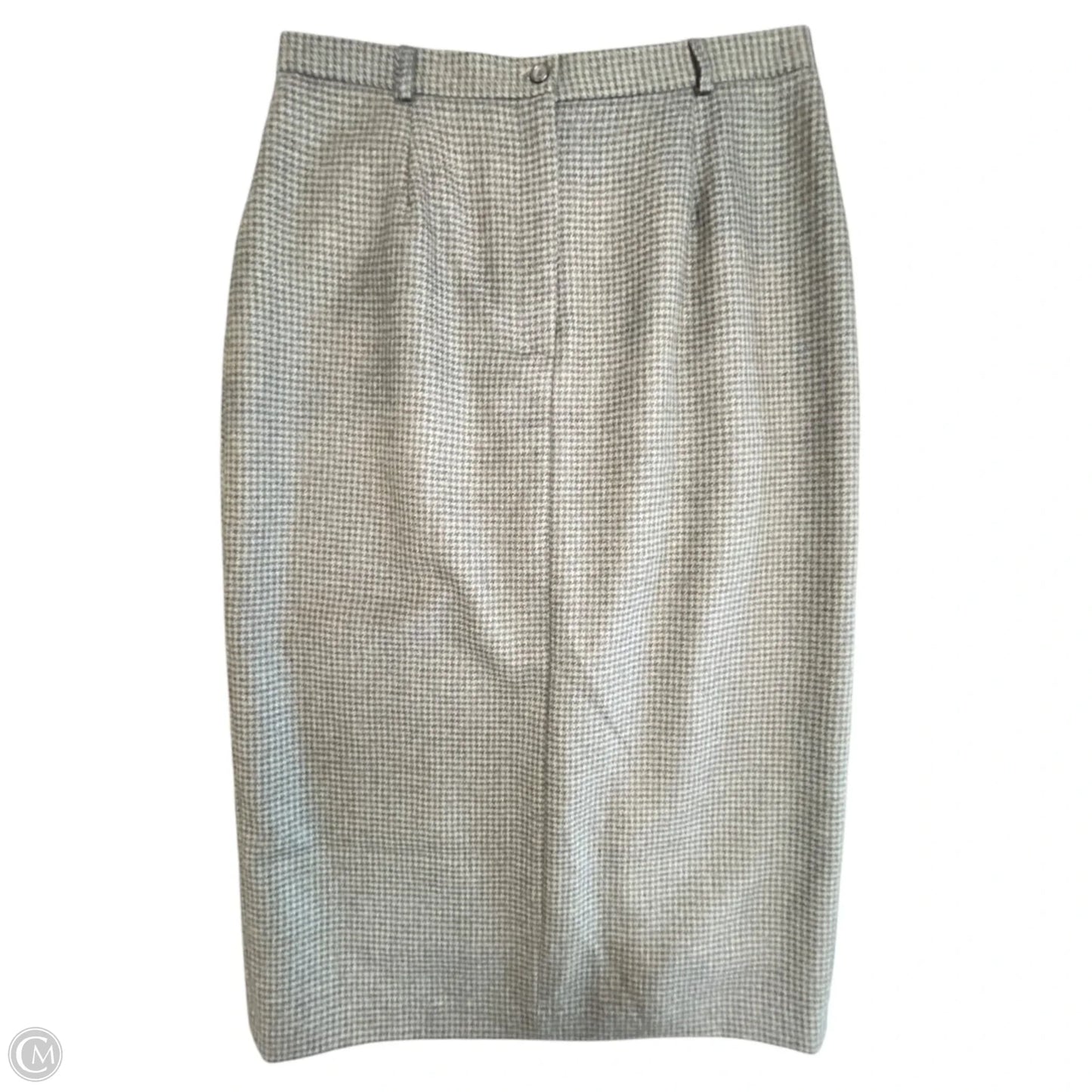Skirt Midi By Talbots In Black & Grey, Size: 14
