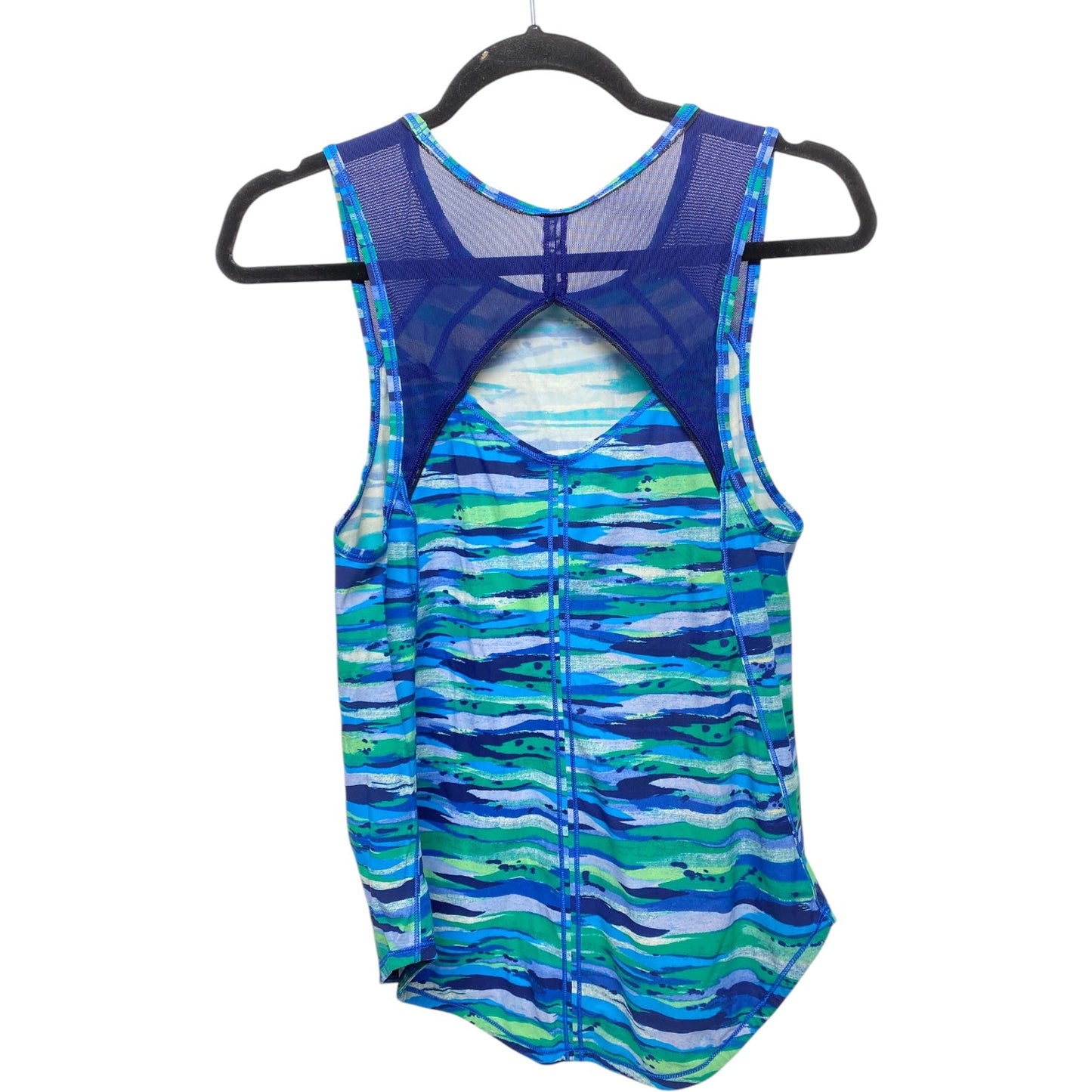 Athletic Tank Top By Lululemon In Blue & Green, Size: S