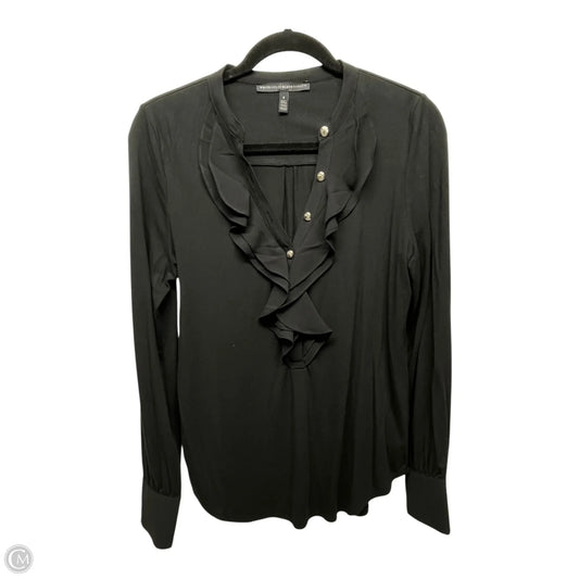 Top Long Sleeve By White House Black Market In Black, Size: S