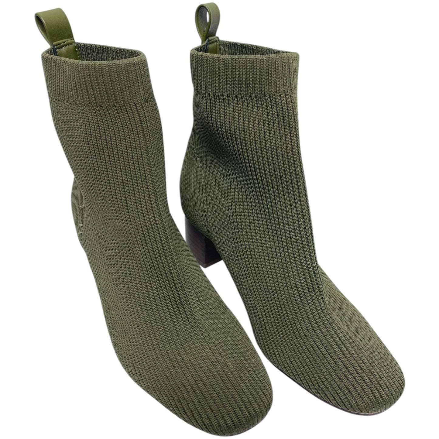 Boots Ankle Heels By Joie In Green, Size: 7