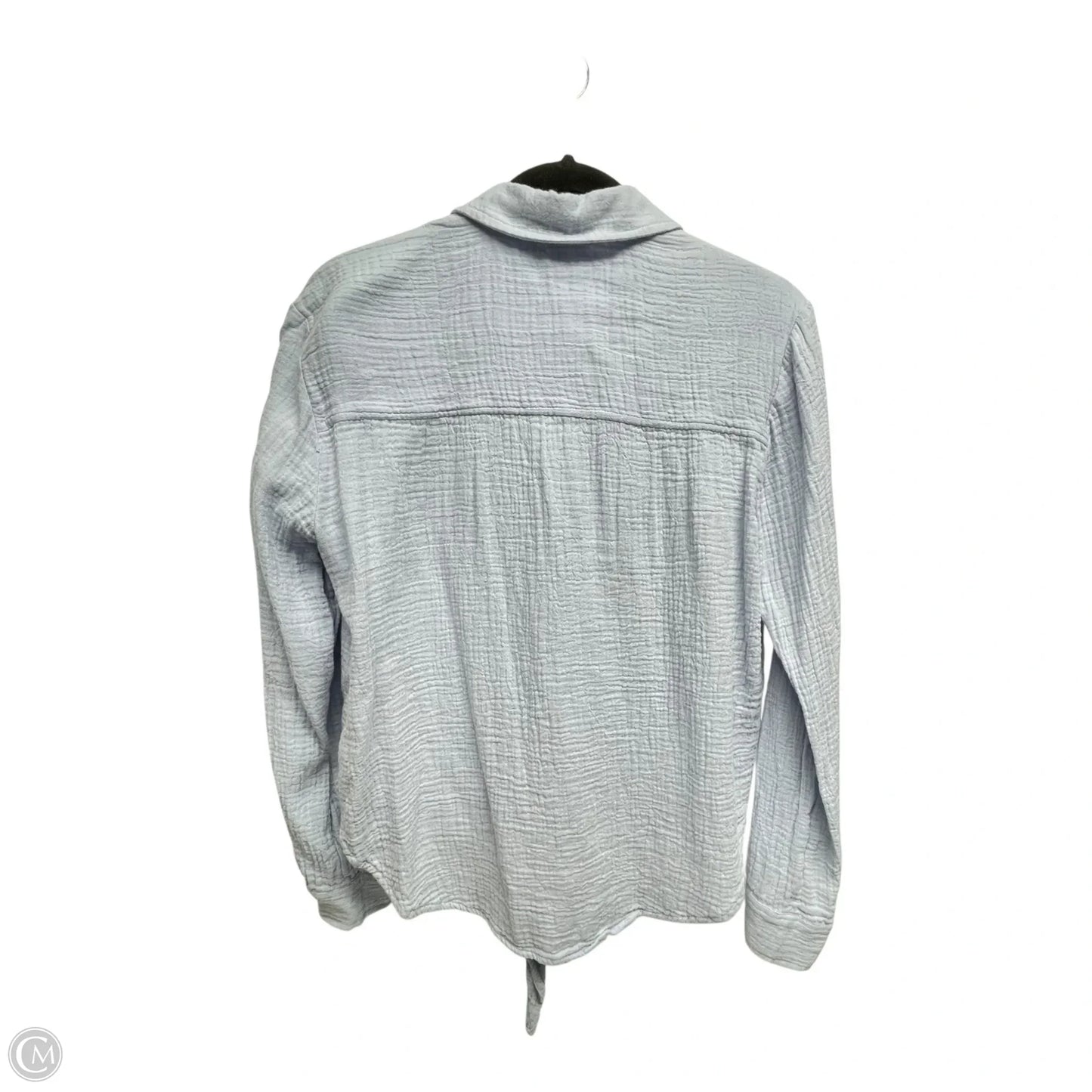 Top Long Sleeve By Beachlunchlounge In Blue, Size: S