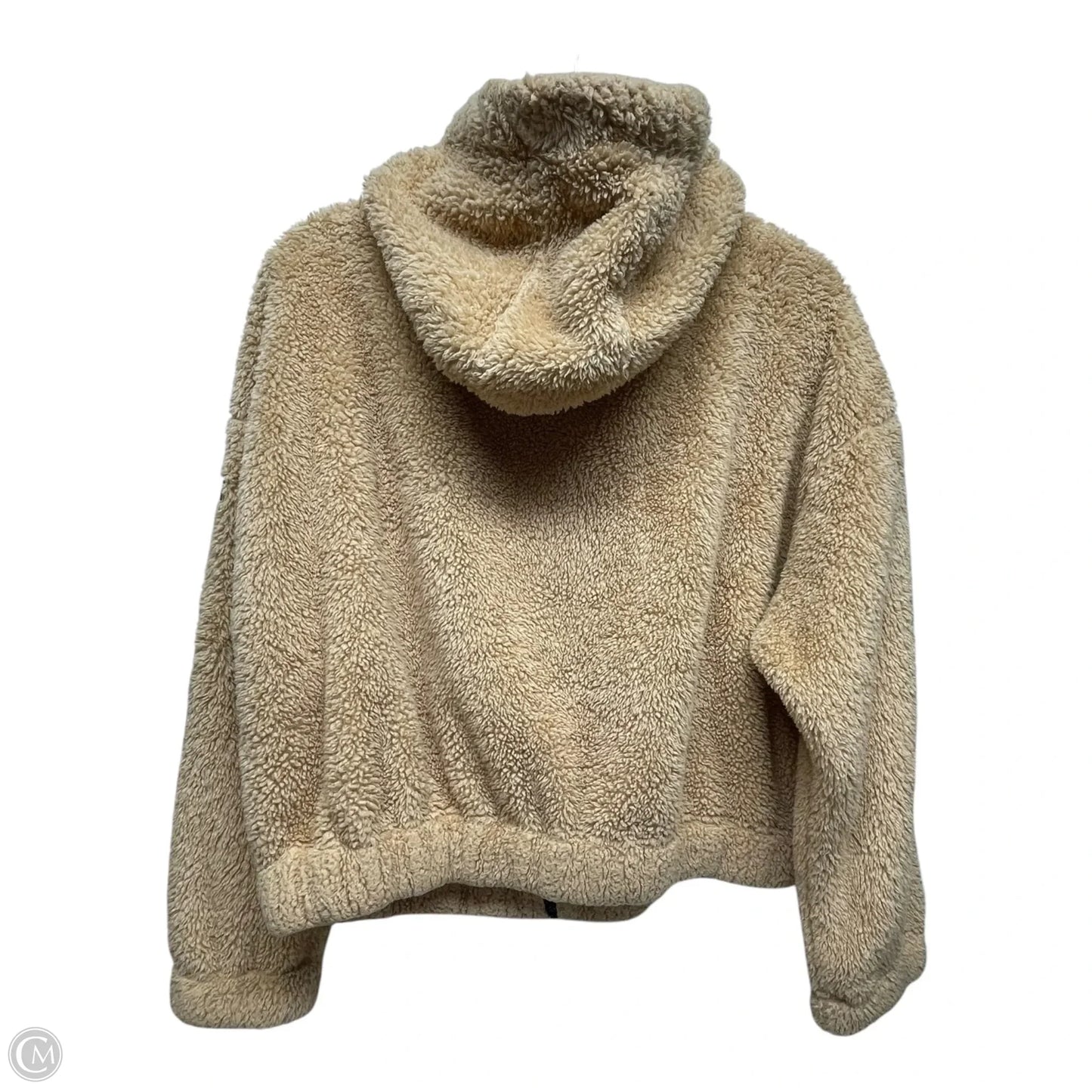 Jacket Faux Fur & Sherpa By Calvin Klein In Tan, Size: Xl