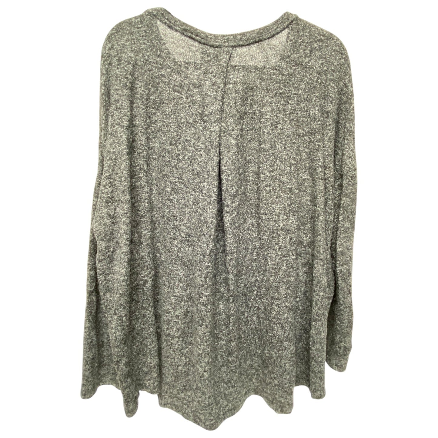 Top Long Sleeve By Merona In Grey, Size: Xxl