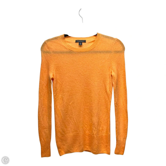 Sweater By Saks Fifth Avenue In Orange, Size: Xs