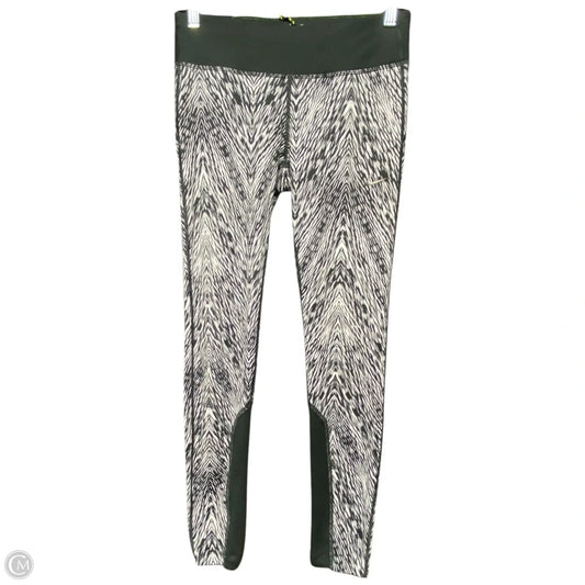 Athletic Leggings By Nike Apparel In Black & White, Size: S